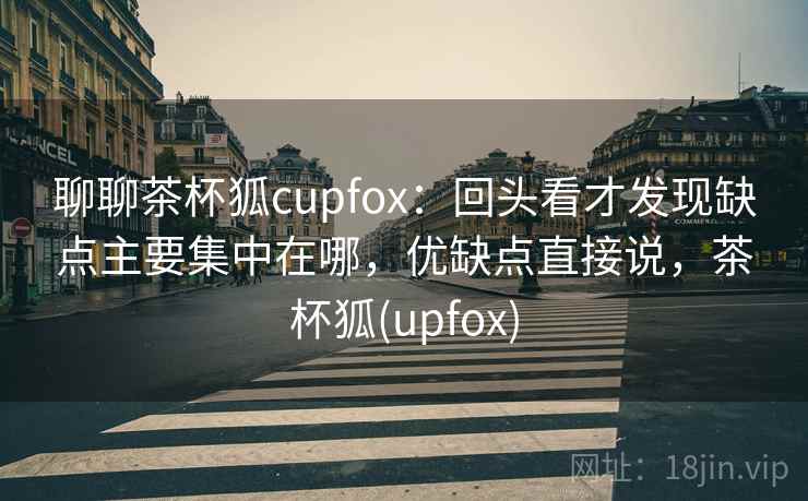 聊聊茶杯狐cupfox：回头看才发现缺点主要集中在哪，优缺点直接说，茶杯狐(upfox)