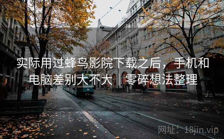 实际用过蜂鸟影院下载之后，手机和电脑差别大不大｜零碎想法整理